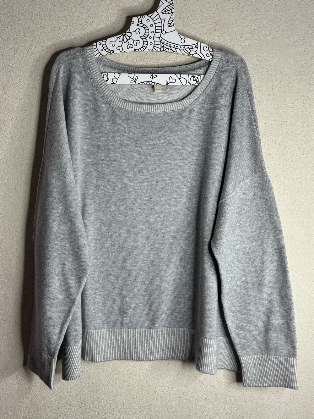 Eileen Fisher organic cotton lightweight sweater size Extra large